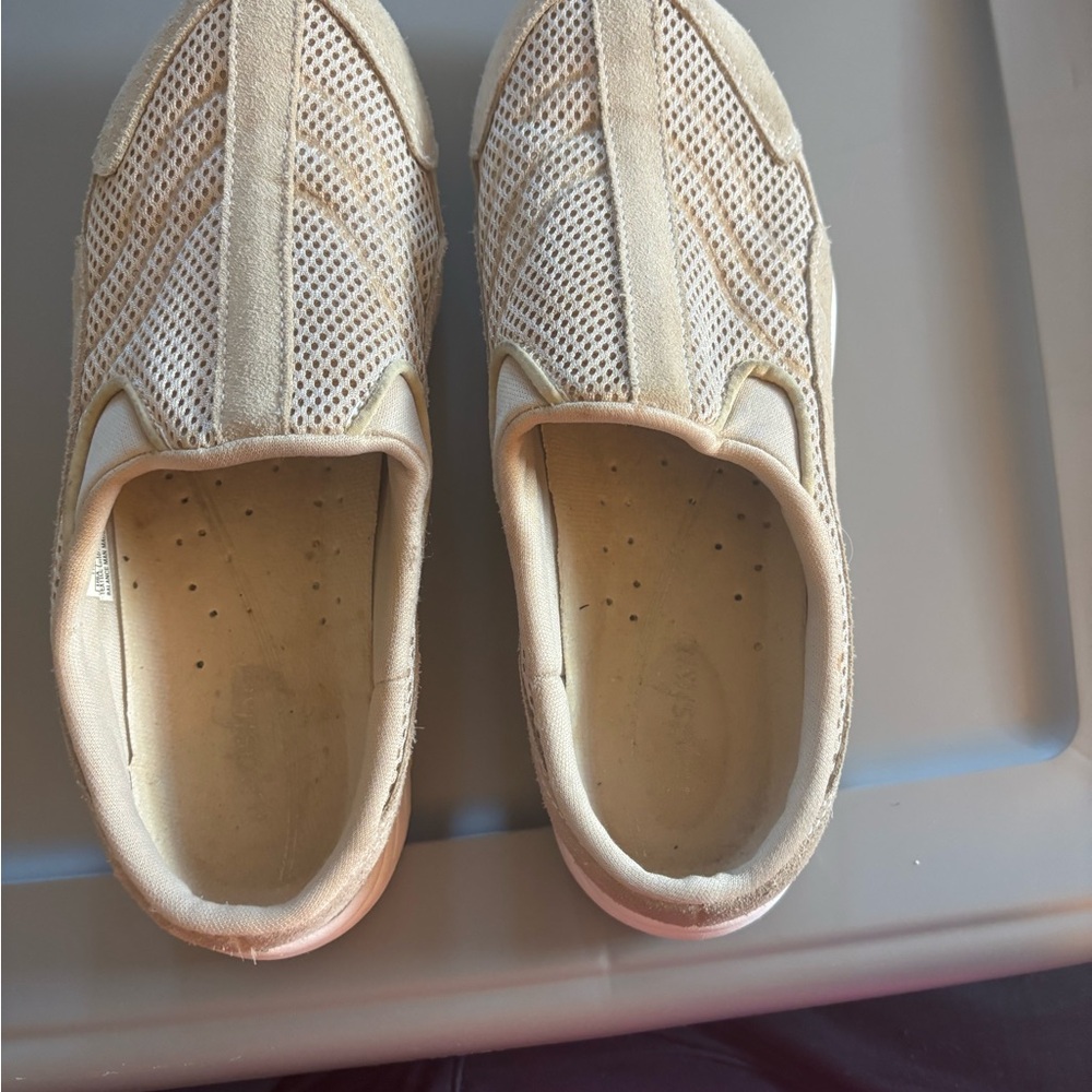 Beige Slip-On Sneakers